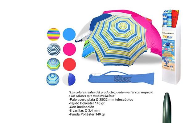 Imagen de Parasol Polyester Hierro Mojacar Eurojuguetes