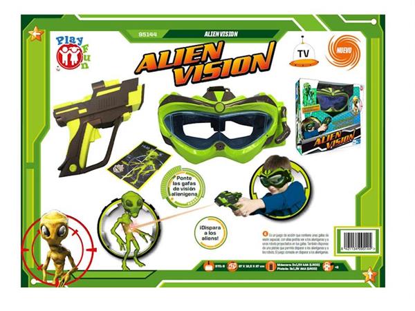 Juego Aliens Vision c/ gafas de vision especial Imc Toys