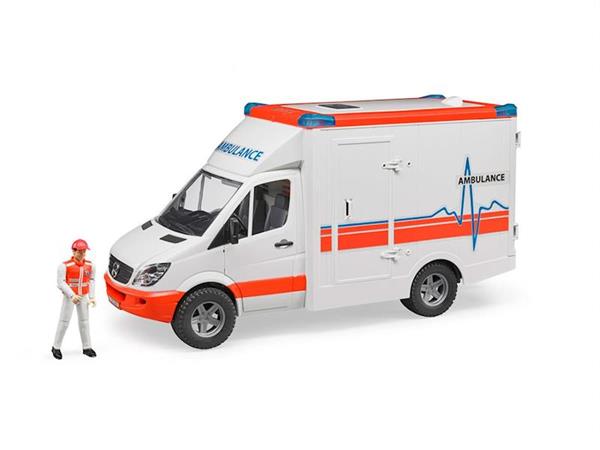 Imagen de Furgon ambulancia con conductor y sirena Bruder