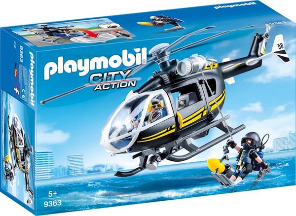 Imagen de Playmobil City Action Helicóptero de las Fuerzas Especiales