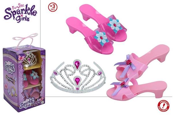 Imagen de Set Zapatos Y Joyas Princesa Color Baby