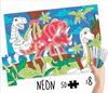 Imagen de Puzzle Maletín 50 Piezas Coloreable Dinosaurios Educa