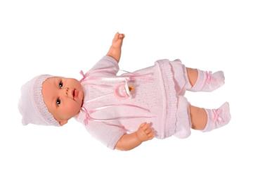 Imagen de Muñeca Carla Lana Rosa 38 Cm Con Voz Rauber
