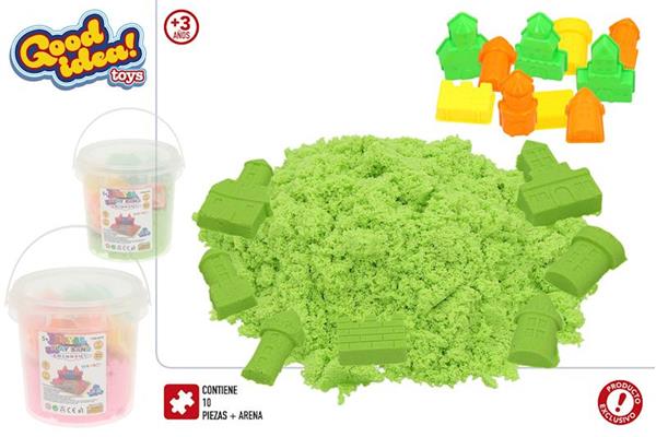 Imagen de Cubo Arena Mágica C/ Moldes Color Baby