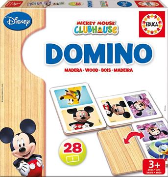Imagen de Domino de madera Mickey y Minnie de Educa