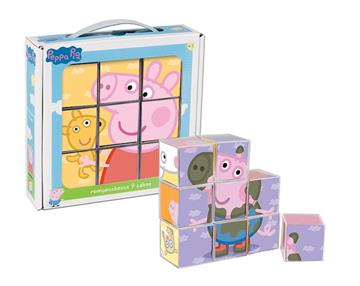 Imagen de Rompecabezas Peppa Pig 9 Cubos Cefa