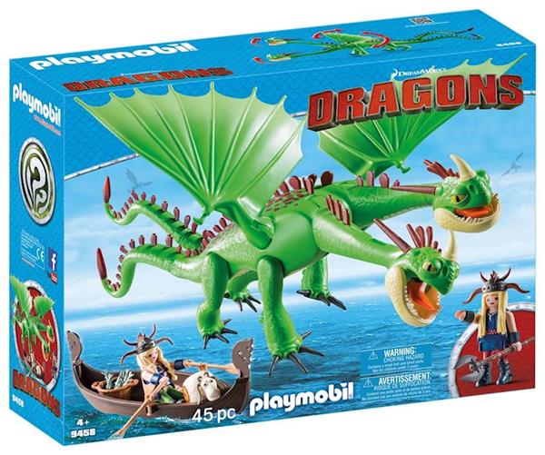 Imagen de Playmobil Como Entrenar a tu Dragón 2 Cabezas con Chusco y Brusca