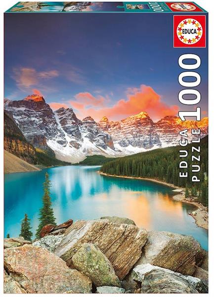 Imagen de Puzzle de 1000 piezas lago Moraine Canadá de Educa
