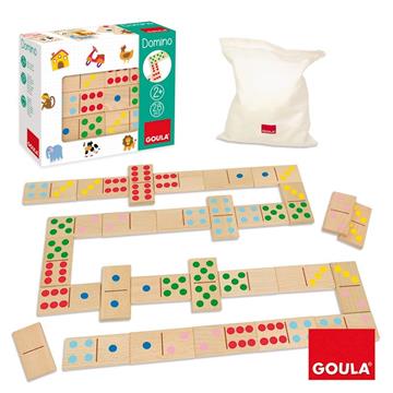 Imagen de Goula Dominó Madera Topycolor 28 piezas Diset