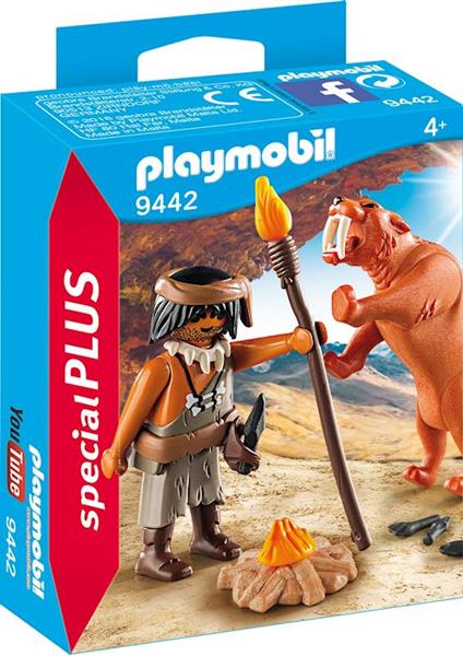 Imagen de Playmobil Special Plus Neandertal con Tigre Dientes de Sable