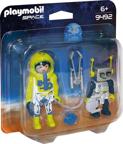 Imagen de Playmobil Space Duo Pack Astronauta y Robot
