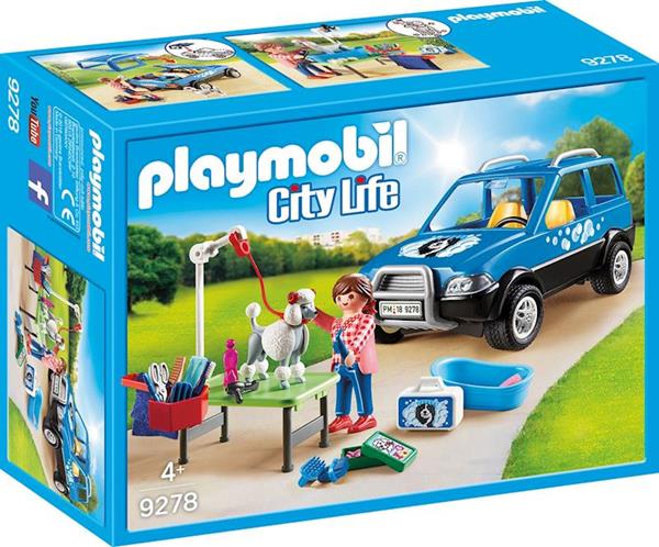 Imagen de Playmobil City Life Coche Lavandería de Perros