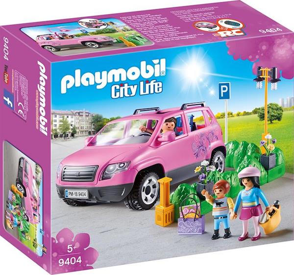 Imagen de Playmobil City Life Coche Familiar con Parking