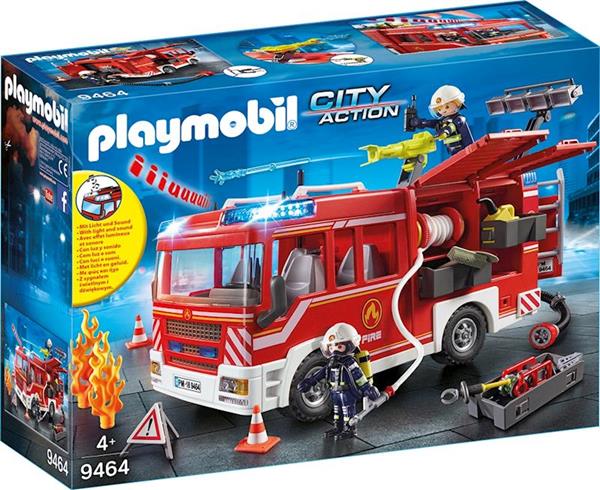 Imagen de Playmobil City Action Camión de Bomberos Con Cañón de Agua
