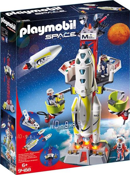 Imagen de Playmobil Space Cohete con Plataforma de Lanzamiento