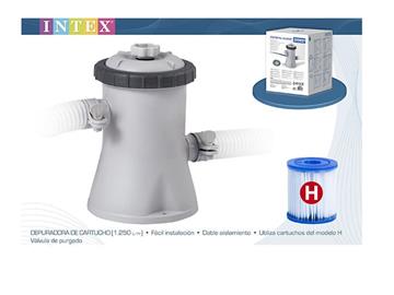 Imagen de Intex Depuradora Piscina Cartucho 1250 Litros/Hora Color Baby