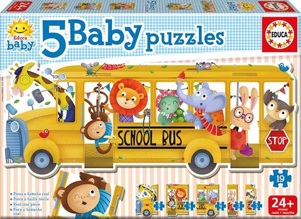 Imagen de Puzzle Baby autobús escolar de Educa