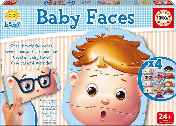 Imagen de Juego Baby Faces aprende las Caras de Educa