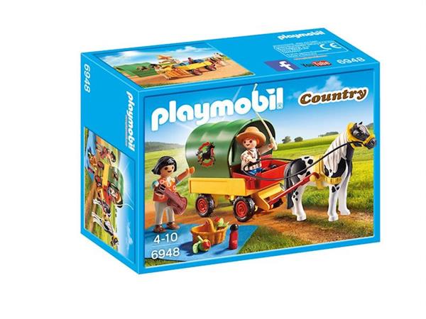 Imagen de Playmobil Country Picnic con Poni y Carro