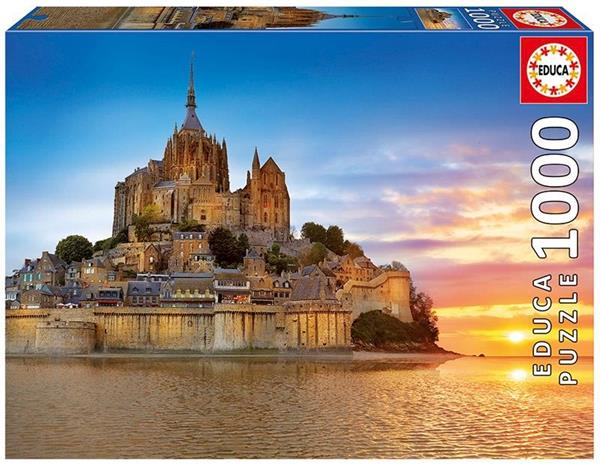 Imagen de Puzzle de 1000 piezas monte Saint-Michel Francia de Educa