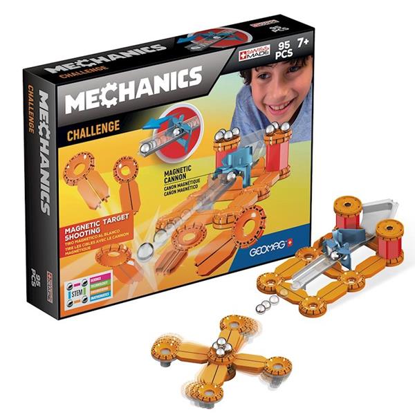 Imagen de Geomag Mechanics Reto 95 Piezas Magnéticas Toy Partner