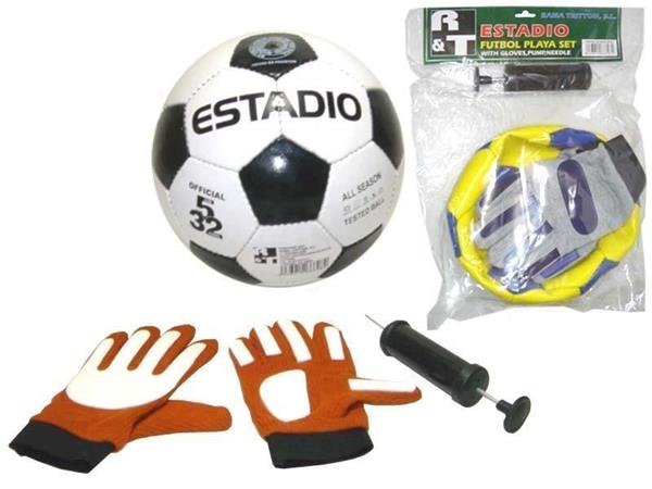 Set Balón Fútbol Con Accesorios Rama
