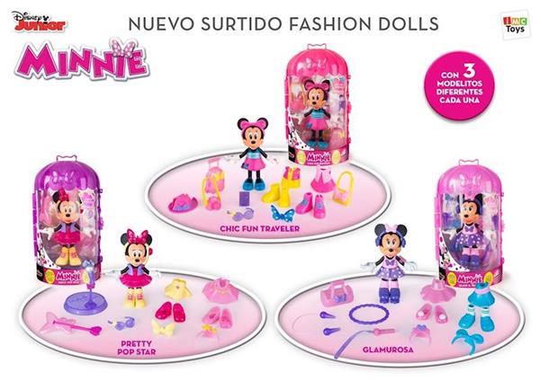 Imagen de Muñeca Minnie Fashion Dolls IMC Toys