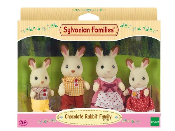 Imagen de Sylvanian Families Familia Conejos Chocolate Epoch