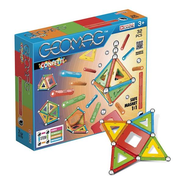 Imagen de Geomag Confetti 32 Piezas Magnéticas Toy Partner