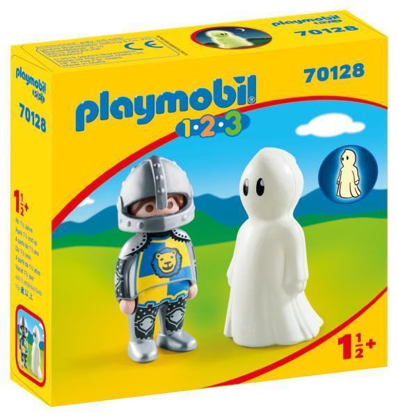 Imagen de Playmobil 1.2.3 Caballero con Fantasma