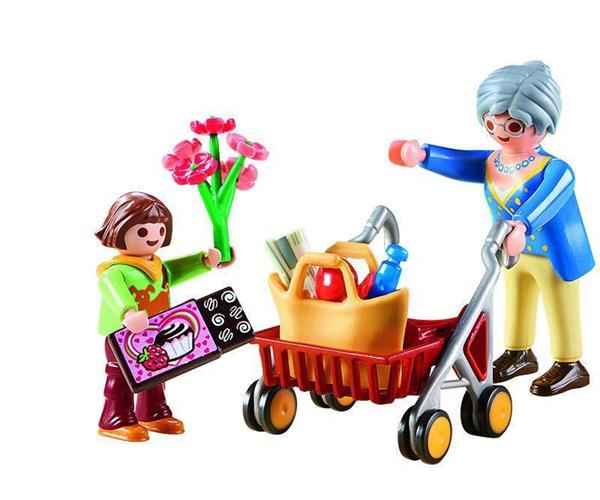 Imagen de Playmobil City Life Abuela Con Niña