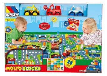 Imagen de Juego Construcción Bloques Tapiz 25 Piezas Molto