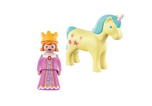 Imagen de Playmobil 1.2.3 Princesa con Unicornio