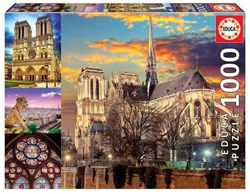Imagen de Puzzle 1000 Collage de Notre Dame Educa