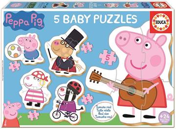 Imagen de Puzzle Baby Peppa Pig contiene 5 puzzles Educa