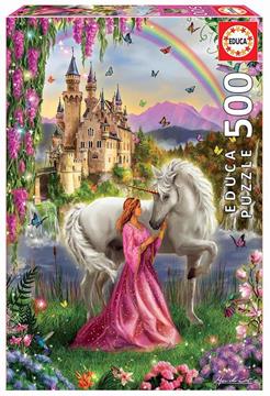 Imagen de Puzzle 500 piezas Hada y Unicornio