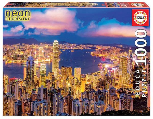 Imagen de Puzzle 1000 piezas Hong Kong Neon