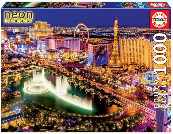 Imagen de Puzzle 1000 piezas Las Vegas Neon