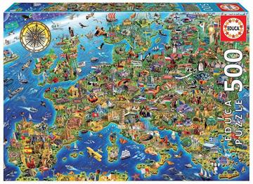 Imagen de Puzzle 500 piezas Mapa de Europa
