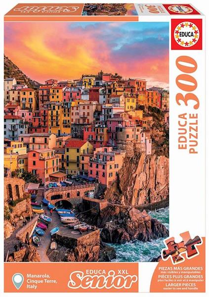 Imagen de Puzzle 300 piezas Manarola, Cinque Terre, Italia Senior