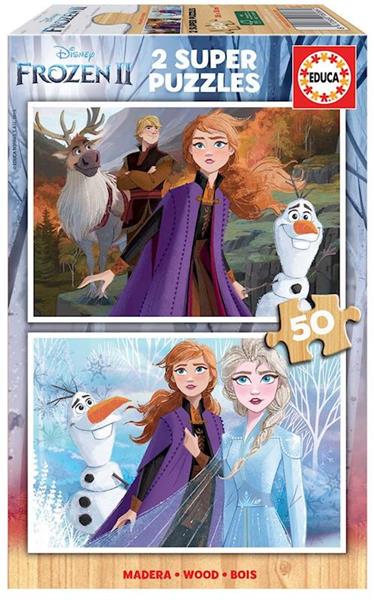 Imagen de Puzzles 2x50 Frozen 2