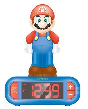 Imagen de Despertador Digital Super Mario con Radio y Luz 3D
