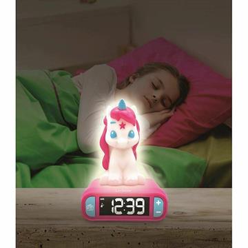 Imagen de Despertador Digital Unicornio con Radio y Luz 3D