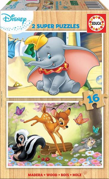 Imagen de Puzzles Educa Dumbo Y Bambi 2x16