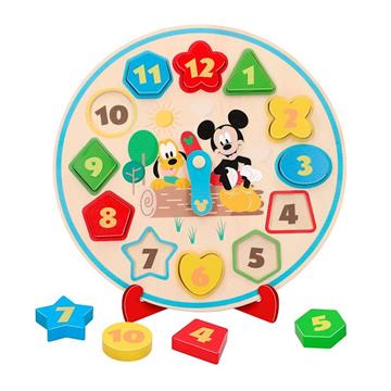 Imagen de Reloj De Madera Mickey Y Minnie
