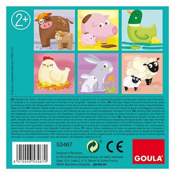 Imagen de Goula Puzzle Cubos De Carton 