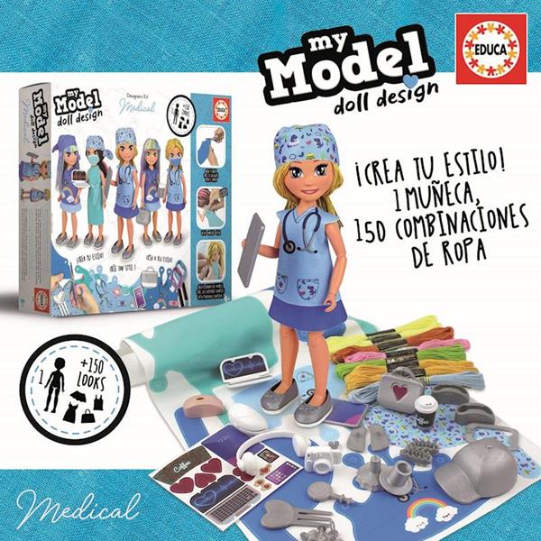 Imagen de Muñeca My Model Doll Medical Articulada