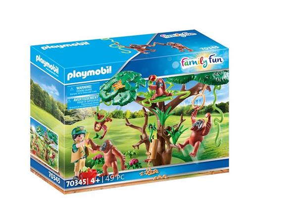 Imagen de Playmobil Family Fun Orangutanes con Árbol