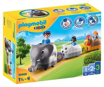 Imagen de Playmobil 1.2.3 Mi Tren de Animales