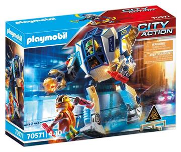 Imagen de Playmobil City Action Robot Policía: operación Especial
